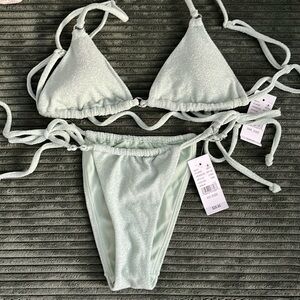 Pacsun light green bikini